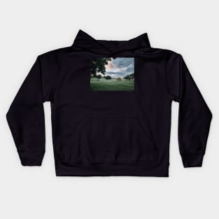 Dream Yard with Dramatic Sky Photography V2 Kids Hoodie